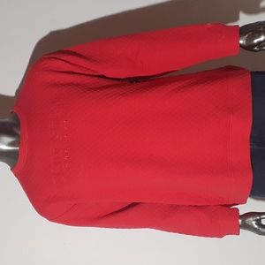 NWT Ohio State Buckeyes Embroidered Quilted Sweatshirt - Large - Red